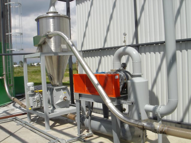 Transporte neumático succión – presión.